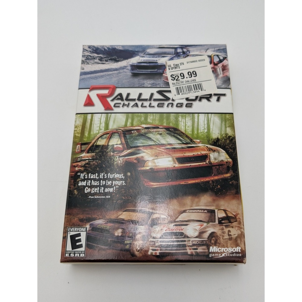 RalliSport Challenge (PC CD) New US Retail‎ Store Small Box Edition Sealed